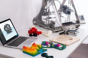3D-Drucker mit Druckerzeugnissen